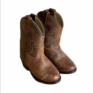 Toddler Leather Cowboy Boots